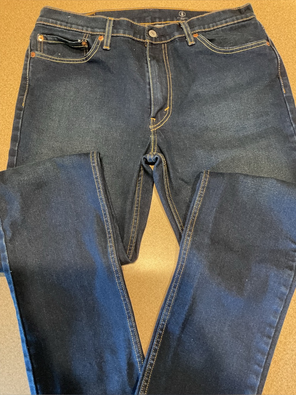 Levi's Dark Indigo Slim Straight Jeans